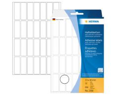 Herma 2360 - Etiqueta autoadhesiva (1,3 cm, 4 cm, 11,1 cm) Color blanco