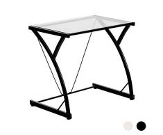 Harbour Housewares escritorio de vidrio para PC o portátil - Negro
