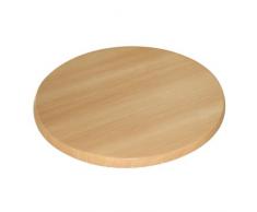 Bolero Tablero de Mesa Redondo, 60 cm, Haya