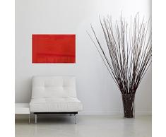 Sigel GL122 - Pizarra de cristal magnética, 60 x 40 cm, rojo