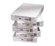Papel para fotocopiadora, fax e impresora láser o de inyección de tinta (500 hojas en 2 paquetes de cartón de 250 páginas cada uno, A3 80g/m²), color blanco, color blanco