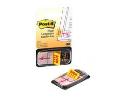 3M - Post-It® Index Amarillo Con Símbolo Firma. Dispensador Std 1X50