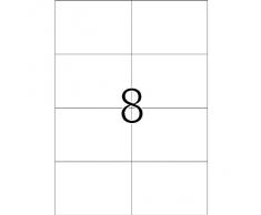 Herma 8645 - Etiqueta autoadhesiva (10,5 cm, 7,4 cm) Color blanco