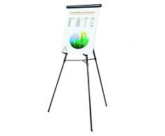 3 patas caballete telescópico con Pad retenedor, ajusta 34 "a 64," aluminio, negro – se vende como 1 cada