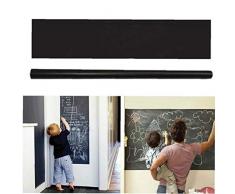 Amoyer Vinilo Pizarra Pegatinas de Pared extraíble Pizarra Autoadhesivo Pizarra Dibujar Mural Etiquetas del Arte de la Pizarra Gran Regalo para el Cabrito