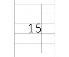 HERMA 4278 etiqueta de impresora - Etiquetas de impresora (Color blanco, Laser/Inyección de tinta, Papel, 7 cm, 5,08 cm, 21 cm)