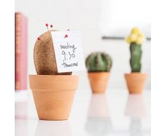 Suck UK CORKCACTUS1 - Cactus de corcho organizador de escritorio