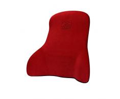 Cojin Lumbar Coche con Esponja Memoria Cojín Espuma de memoria Respaldo ortopédico Soporte lumbar Respaldo para asiento de carro Oficina Computadora Silla y silla de ruedas Diseño respirable y ergonóm
