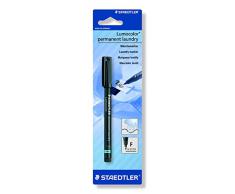 Staedtler Lumocolor 319 LM - Rotulador permanente (tinta negra, 0,6 mm)