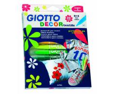 Giotto 494900 - Pack de 12 rotuladores decorativos para tejidos