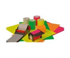 FindTape Tack-It - Dispensador de notas adhesivas y rollos de recambio: Tack-It dispensador de notas con rollo (negro)