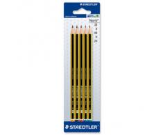 Staedler Noris - Lápiz (5 unidades, dureza variada)