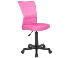 SixBros. Silla de oficina Silla giratoria fucsia - H-298F/1412