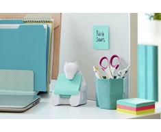 Post-it BEAR-330 - Dispensador, diseño oso y 1 bloc de Z-Notas Post-it Super Sticky de 76 x 76 mm