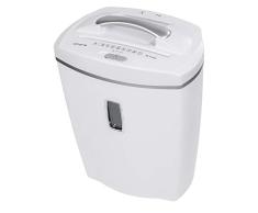 Genie 580 XCD - Destructora de papel (hasta 8 hojas, microcorte, con CD - trituradora, incluye papelera, color weiß