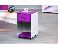 Links 20701030 Kidz-Serie "Alexandra" , Cajonera Infantil con Ruedas, color Magenta