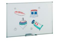 Pizarra blanca melaminada Faibo 90x120cm