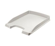 Leitz Bandeja Portadocumentos A4, Slim, Gris, Gama Plus, 52370085