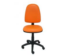 Piqueras Y Crespo 04CPSPV83 - Silla de oficina de contacto permanente, Naranja