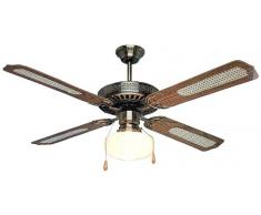 Orbegozo CL 06132 M Ventilador de techo con luz, 4 palas reversibles, diÃ¡metro 132 cm, 3 velocidades y 60 W de potencia,