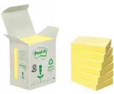 3M 6531B - papel para notas auto adhesivo (Amarillo, 51 mm, 38 mm, 100 hojas, Caja)