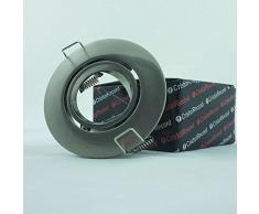 CristalRecord Terra - Foco empotrable, basculante 30°, color níquel