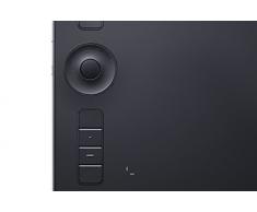 Wacom PTH-660 Intuos Pro M Tableta gráfica con lápiz digital Pro Pen 2 / Tableta digitalizadora para pintura y diseño digital / Portalápices con 10 puntas / Compatible con Windows y MacOS / Negro