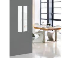Sigel GL101 - Pizarra de cristal magnética, 12 x 78 cm, super blanco