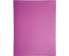 Exacompta 8532E - Carpeta de 30 fundas de PVC, A4, color azul