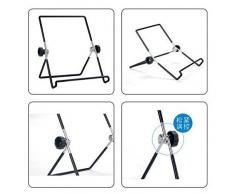 Vdual Soporte de Libro para Lectura Ajustable-Plegable Soporte para Recetario de Cocina Dise/ñado para Sujetar Libros Grandes y Manuales de Cualquier Tama/ño