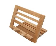 Paintersisters-Neuss - Atril para libros de madera de haya, soporte de lectura, soporte para libro de cocina, atril para partituras, soporte para libros, soporte para recetas