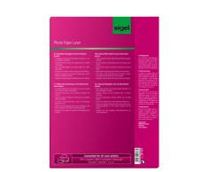 Sigel LP141 - Papel fotográfico color, 135 g, 100 hojas, A4