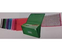 Carpeta clasificador 12 divisiones 31x19,5cm color surtido