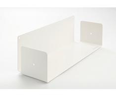 Estante de pared "U" TEEbooks - L 60 cm, P 15 cm, H 15 cm - Blanco