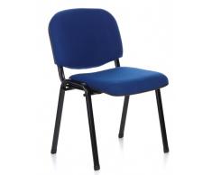 HJH Office XT 600 Silla de Confidente, Tela, Azul/Negro, 42 x 58 x 84