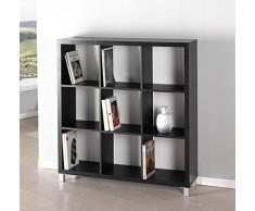 Kit Closet Estantería Kubox 9 huecos negro