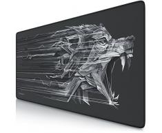 TITANWOLF - XXL Alfombrilla para ratón 900 x 400 mm - Speed Gaming Mousepad - Mouse Pad para Ordenador - Base para Mesa Grandes Dimensiones - Diseño: Epsilon