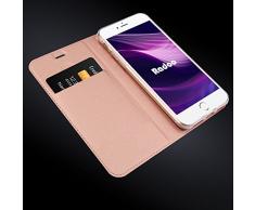 Funda iPhone 8,Funda iPhone 7,Radoo® Slim Case de Estilo Billetera Carcasa Libro de Cuero,Carcasa PU Leather Con TPU Silicona Case Interna Suave [Función de Soporte] [Ranuras para Tarjetas y Billetera] [Cierre Magnético] para