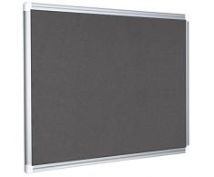 Bi-Office New Generation - Tablero de anuncios de fieltro, 900 x 600 mm, color gris