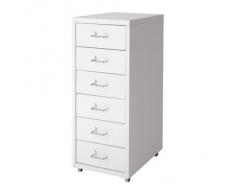Ikea Helmer - Cajonera con Ruedas, Color Blanco