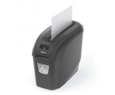 Rexel Prostyle+ 5 - Trituradora de papel (corte cruzado, nivel de seguridad P-4,admite hasta 8 hojas a la vez), color gris y negro