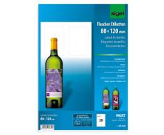 Sigel DE160 - Etiqueta autoadhesiva (Blanco, 210 mm, 297 mm, 85 g)