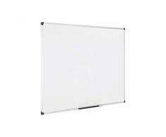 Bi-Office Maya W - Pizarra blanca magnética con marco de aluminio, 120 x 90 cm