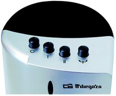 Orbegozo TM-0915 Ventilador mini torre de sobremesa, 30 W, 2 Velocidades, Gris y negro