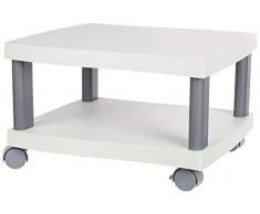 Safco Wave - Soporte de Impresora, para Debajo del Escritorio, Color Gris