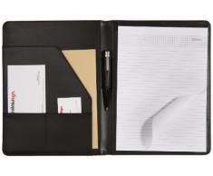 Solveig - Carpeta para conferencias (315 x 240 mm), color negro