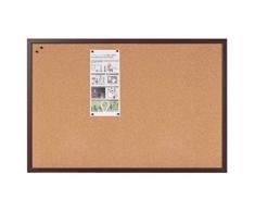 Bi-Office Earth Executive - Tablero de Corcho de Marco de MDF Cereza, 120 x 90 cm