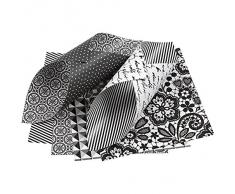 Papel de Origami, hoja 10x10 cm, 80 gr, paris, 50hojas surtidas