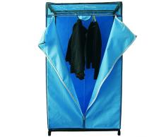 MSV MS176 - Armario, metal, 90 x 50 x 160 cm, color azul
