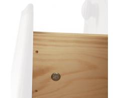 NJA Furniture Copenhagen 2 Plus 4 - cajonera con ruedas para herramientas, 90 x 83 x 39 cm, blanco